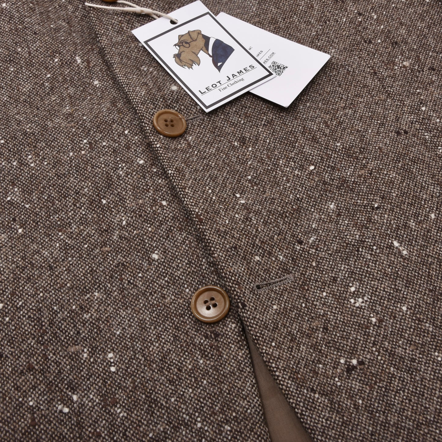 Cerruti 1881 Tweed-Jackett Größe 52 Brust ca. 56,5cm -meliert braun