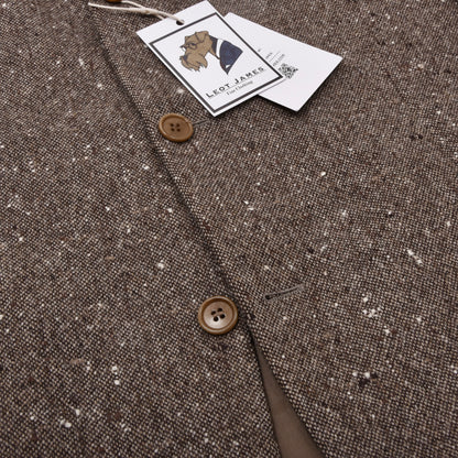 Cerruti 1881 Tweed-Jackett Größe 52 Brust ca. 56,5cm -meliert braun