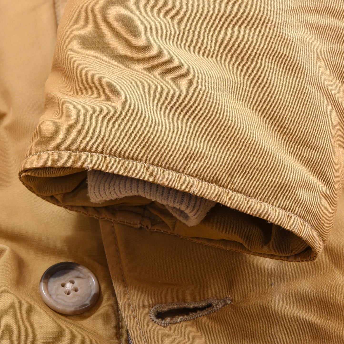 Woolrich Arctic Parka Feat. Coyote Hood Size M ca. 62cm - Beige/Tan