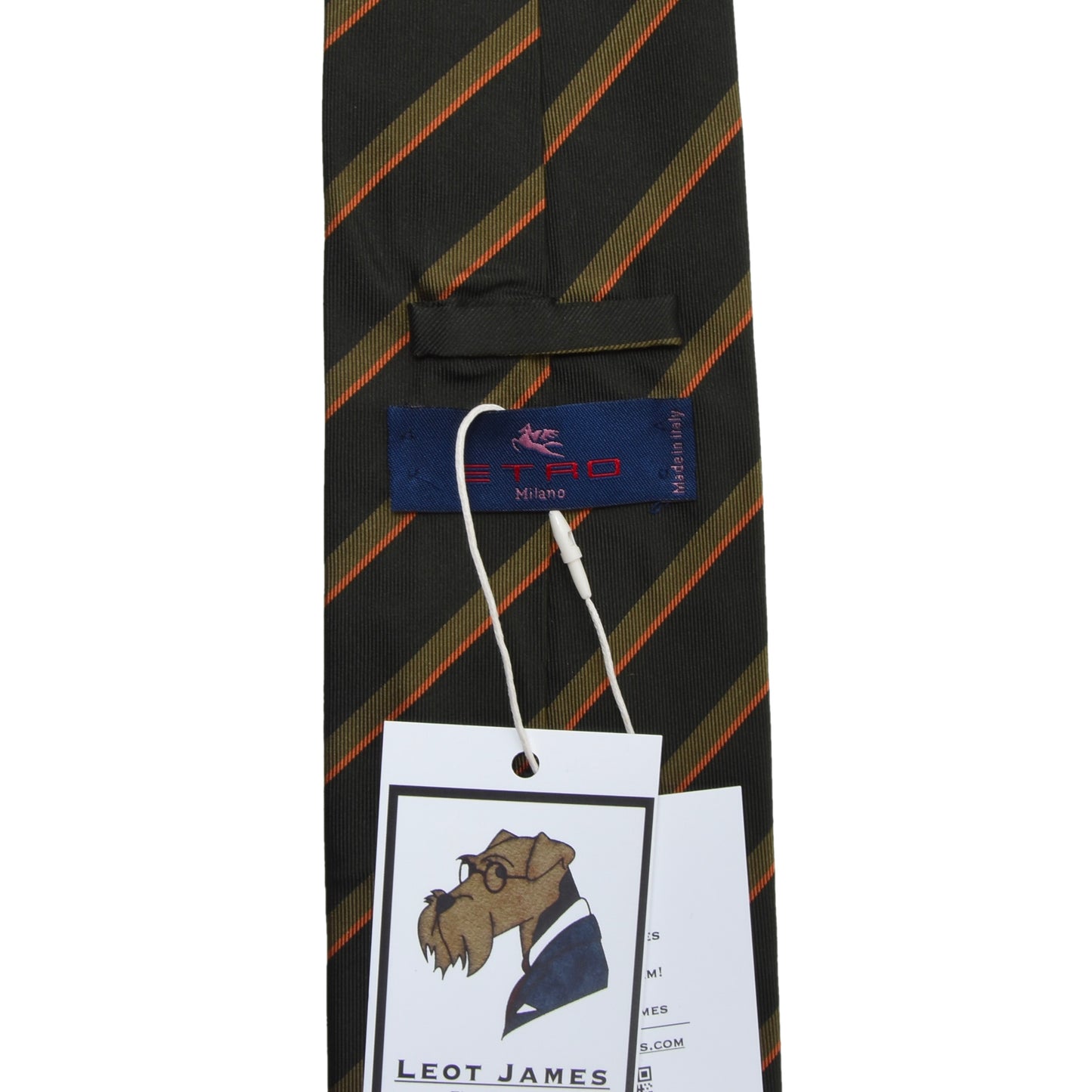 Etro Milano Silk Tie ca. 147cm/9.5cm - Stripes