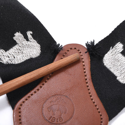 Brooks Brothers Seidenhosenträger, Größe XL – Elefantenmotiv