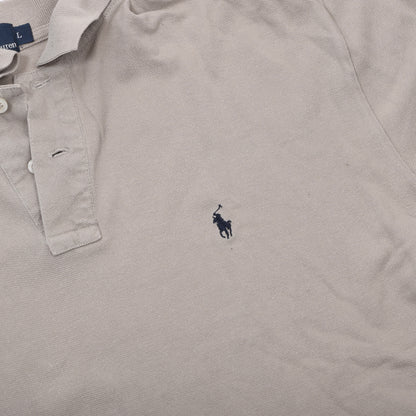 Polo Ralph Lauren 3x Polo Shirts Custom Fit Size L ca. 55-57.5cm - Blue/Navy/Beige