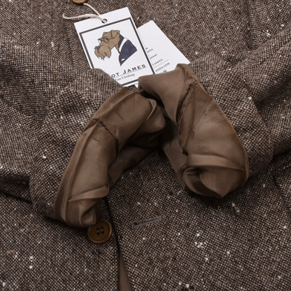 Cerruti 1881 Tweed-Jackett Größe 52 Brust ca. 56,5cm -meliert braun