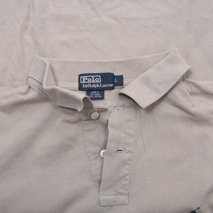 Polo Ralph Lauren 3x Polo Shirts Custom Fit Size L ca. 55-57.5cm - Blue/Navy/Beige