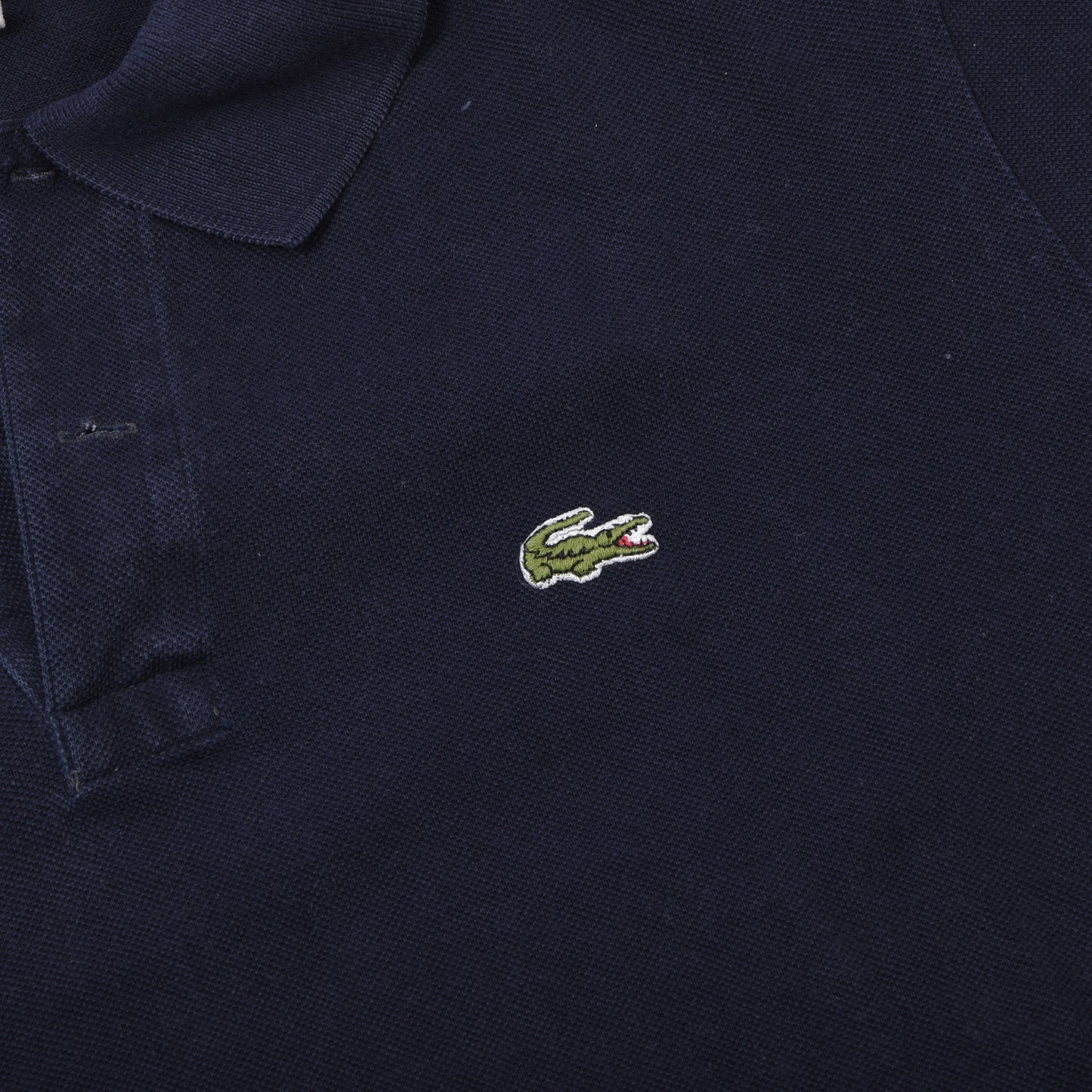 Vintage Lacoste 3x Poloshirts Made in France Größe 6 ca. 54-58cm - Navy/Grün/Streifen