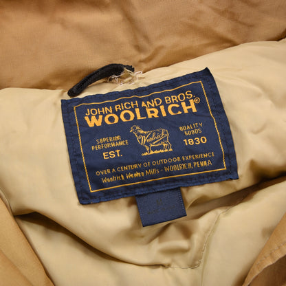 Woolrich Arctic Parka Feat. Coyote Hood Size M ca. 62cm - Beige/Tan