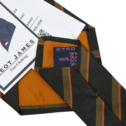 Etro Milano Silk Tie ca. 147cm/9.5cm - Stripes