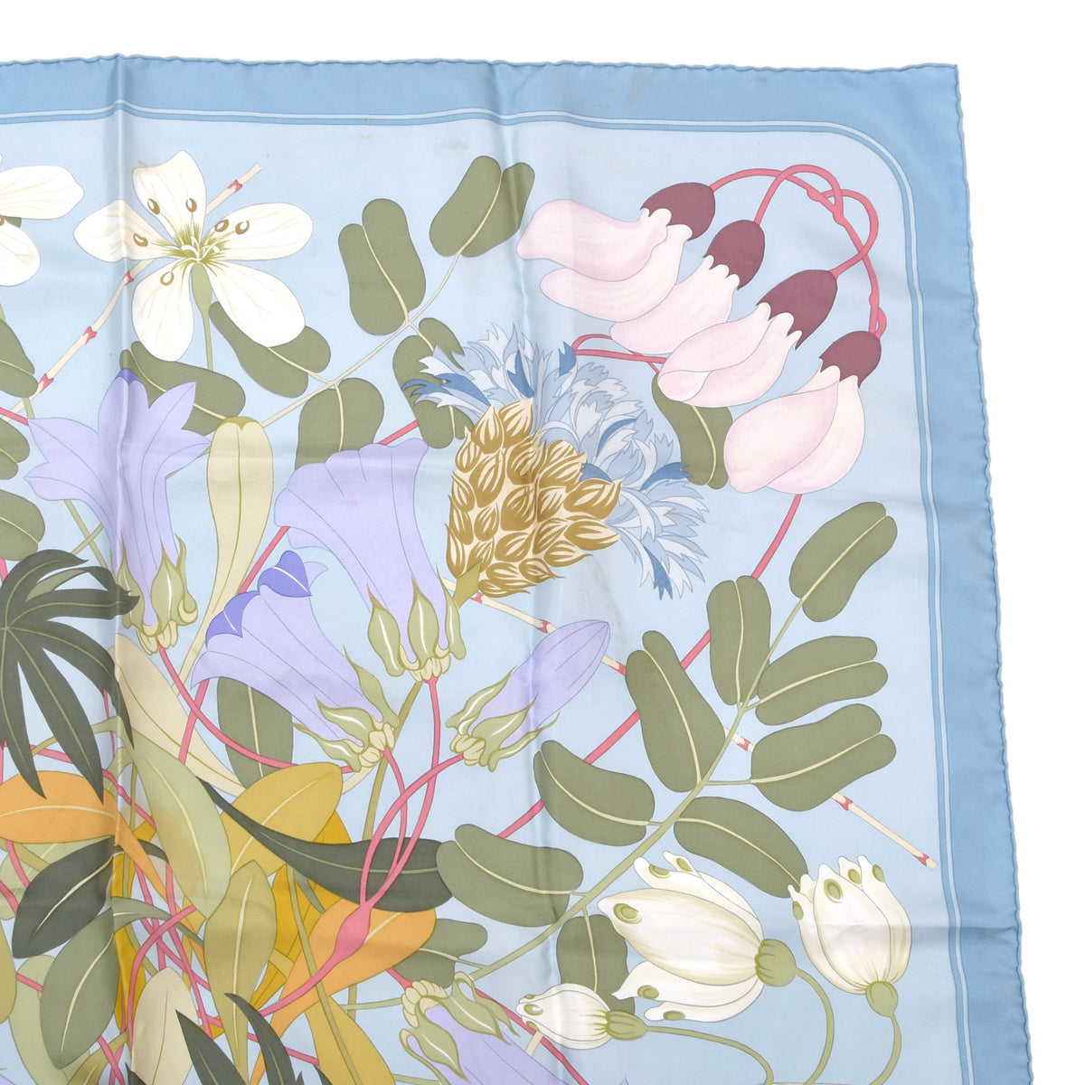 Hermès Paris Fleurs d'Hellade x Niki Goulandris Seidenschal