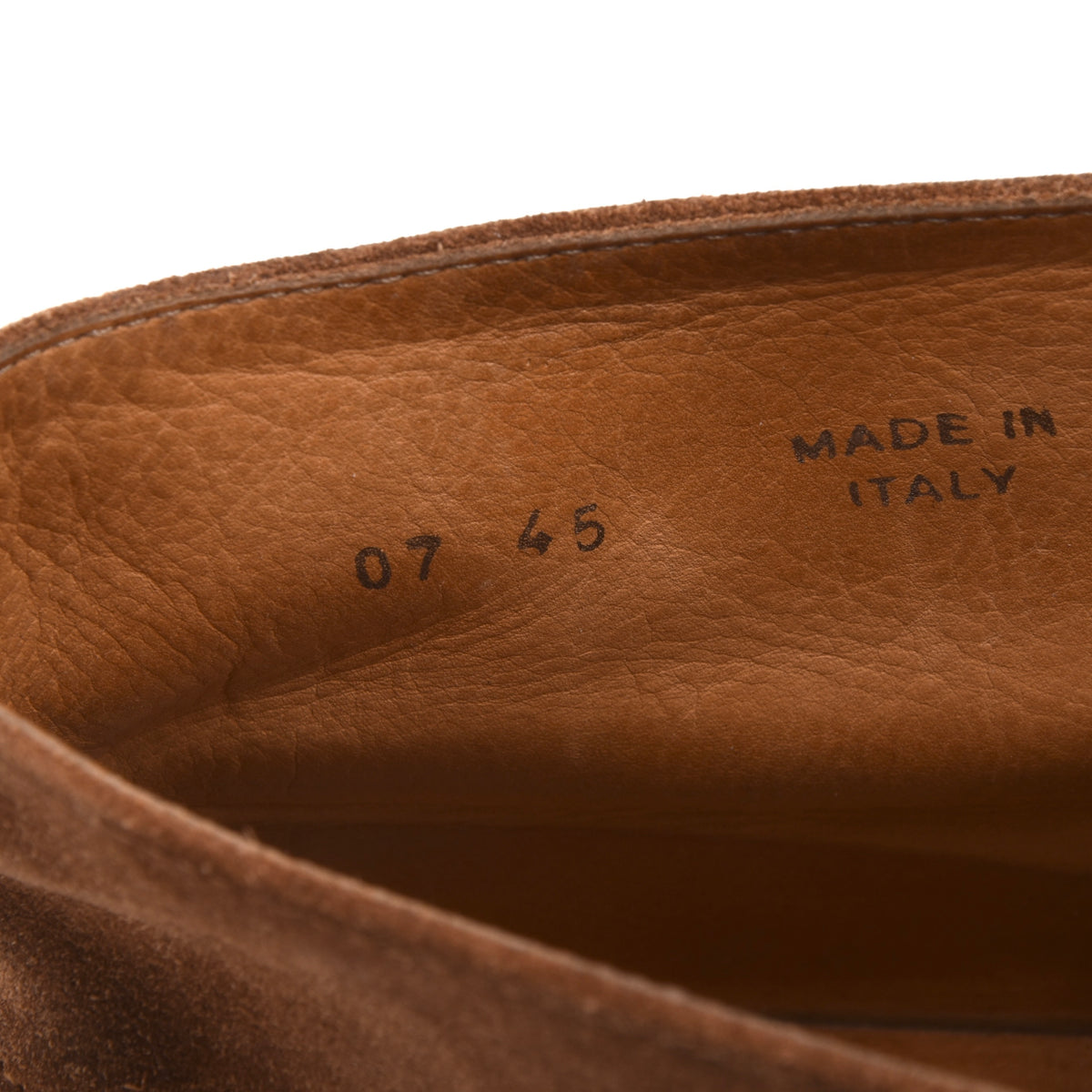 Bernacchini 1905 Wildleder Sneakers Made in Italy Gr. 45 - Tabakbraun