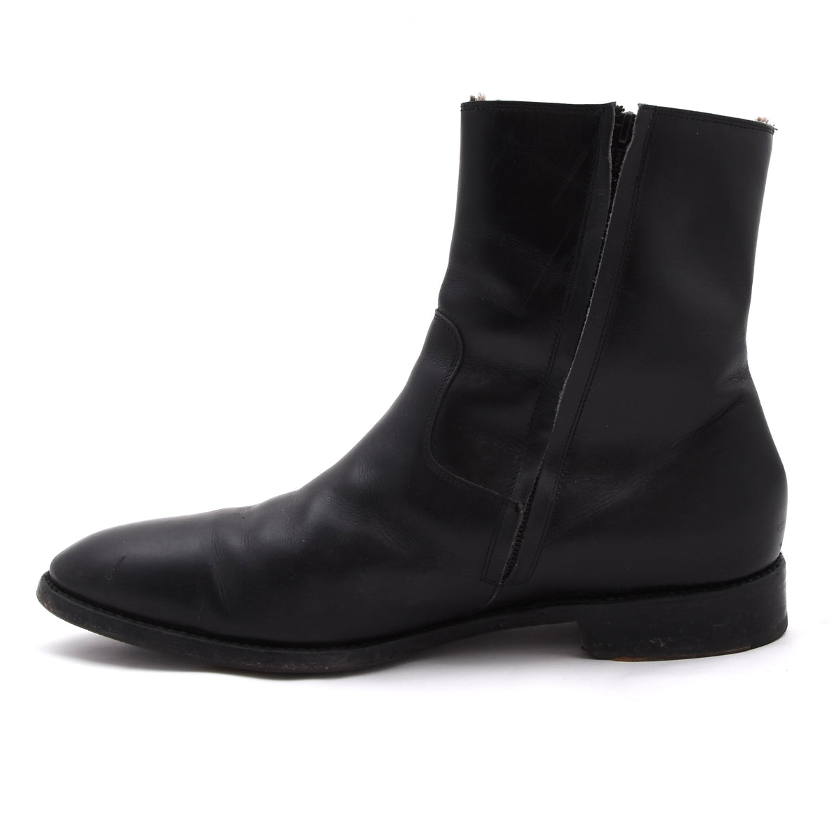 Cordwainer Lammfell Futter Stiefel Gr. 10 – Schwarz
