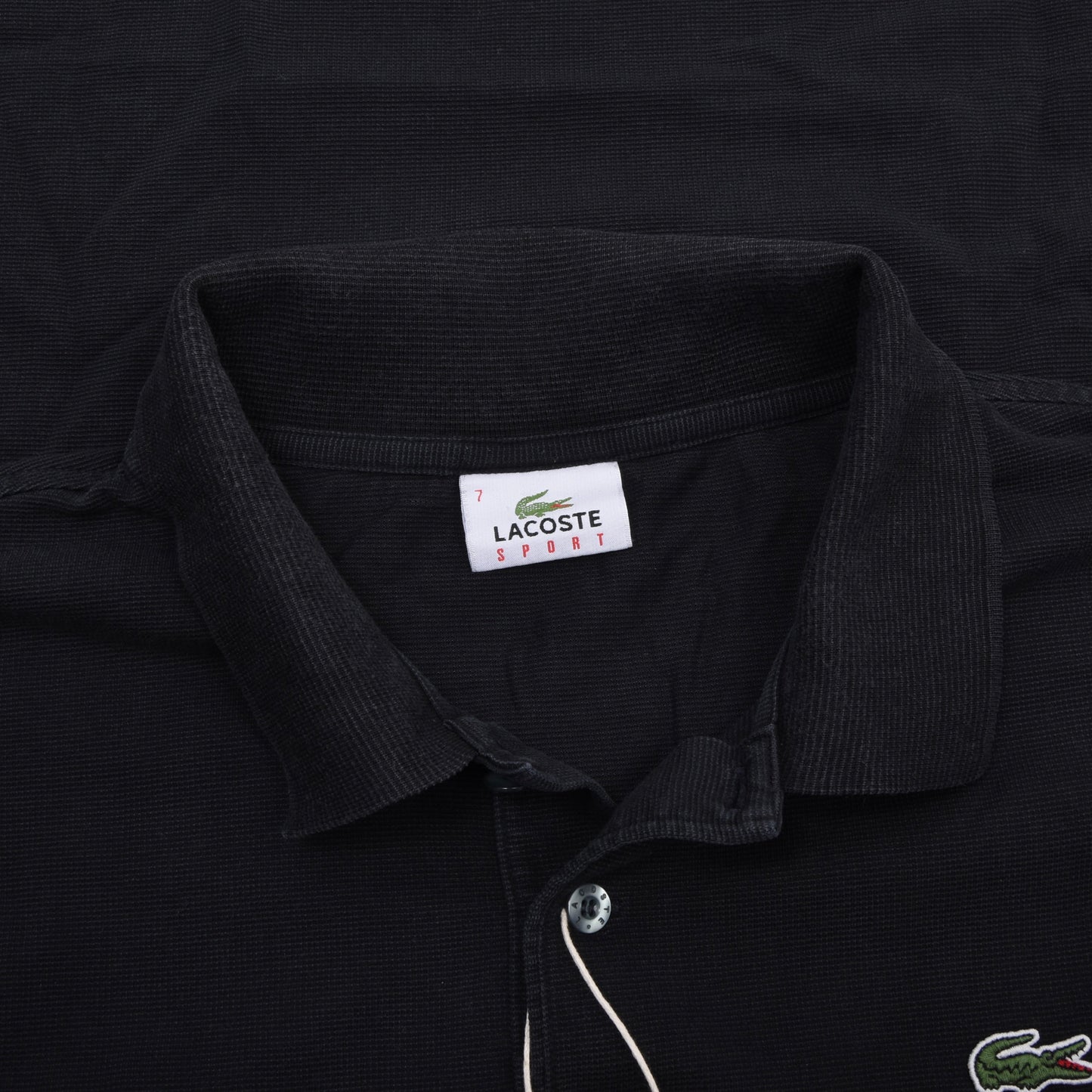 Lacoste Sport 2x Polo Shirts Size 7/US XXL ca. 62-62.5cm - Black