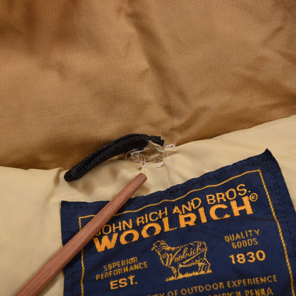 Woolrich Arctic Parka Feat. Coyote Hood Size M ca. 62cm - Beige/Tan