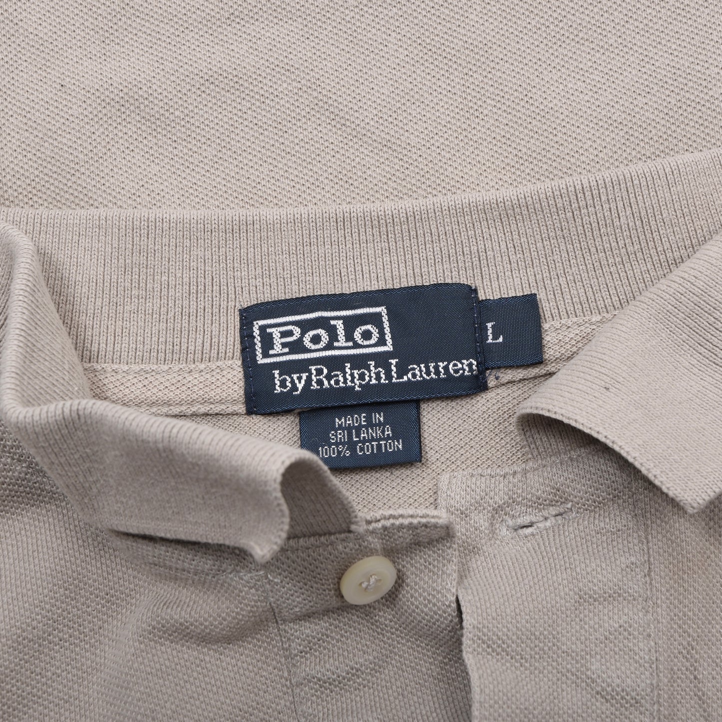 Polo Ralph Lauren 3x Polo Shirts Custom Fit Size L ca. 55-57.5cm - Blue/Navy/Beige