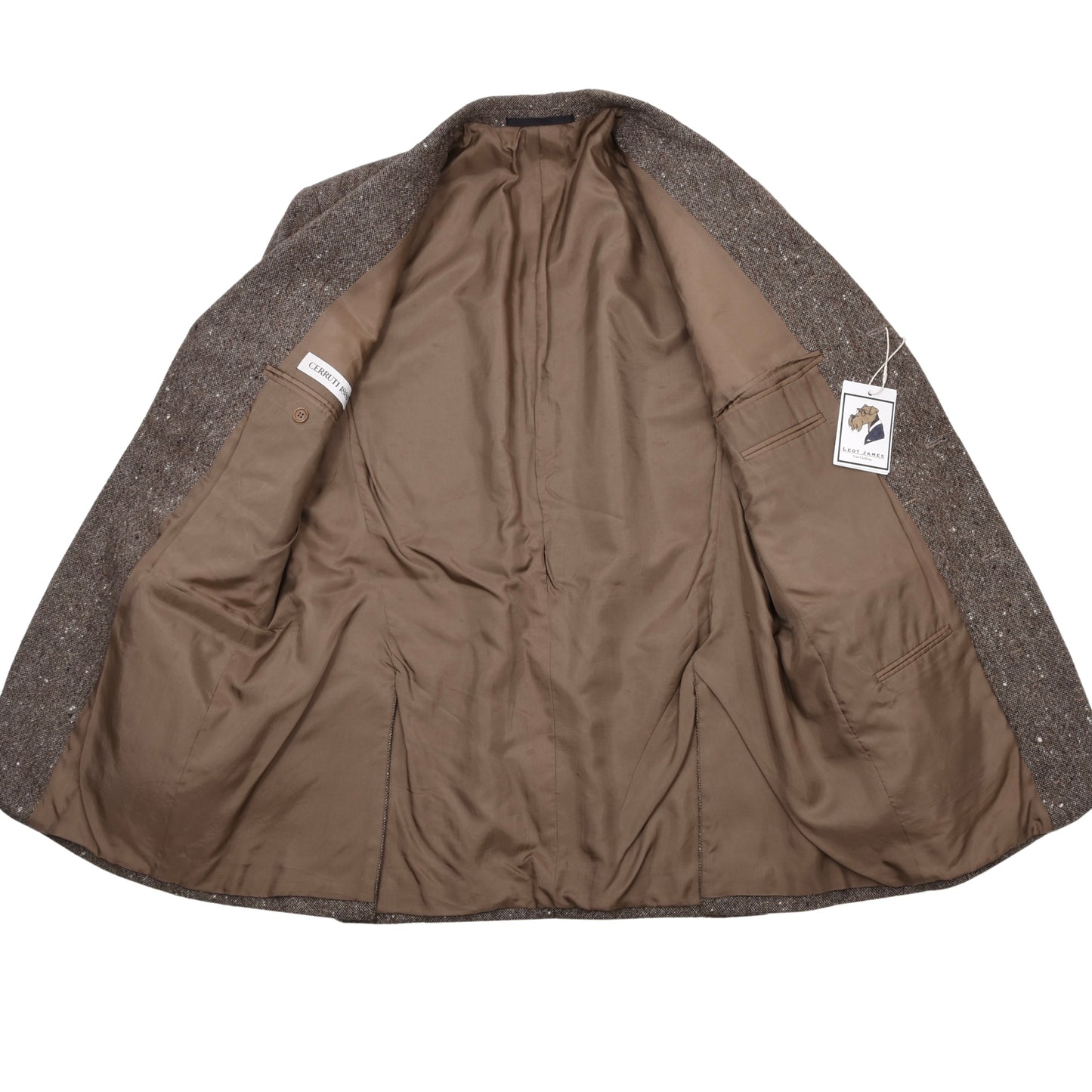 Cerruti 1881 Tweed-Jackett Größe 52 Brust ca. 56,5cm -meliert braun