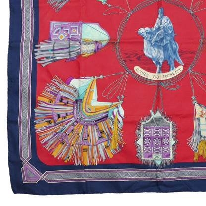 Hermès Paris Cuirs du Désert x Françoise de la Perrière Seidenschal