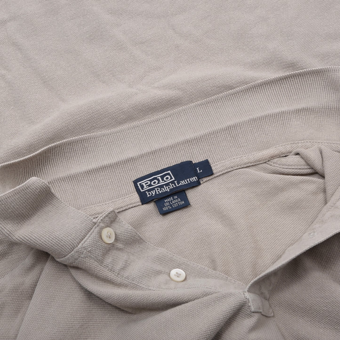 Polo Ralph Lauren 3x Polo Shirts Custom Fit Size L ca. 55-57.5cm - Blue/Navy/Beige