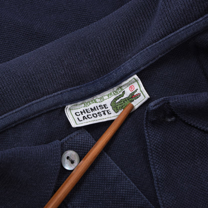 Vintage Lacoste 3x Poloshirts Made in France Größe 6 ca. 54-58cm - Navy/Grün/Streifen