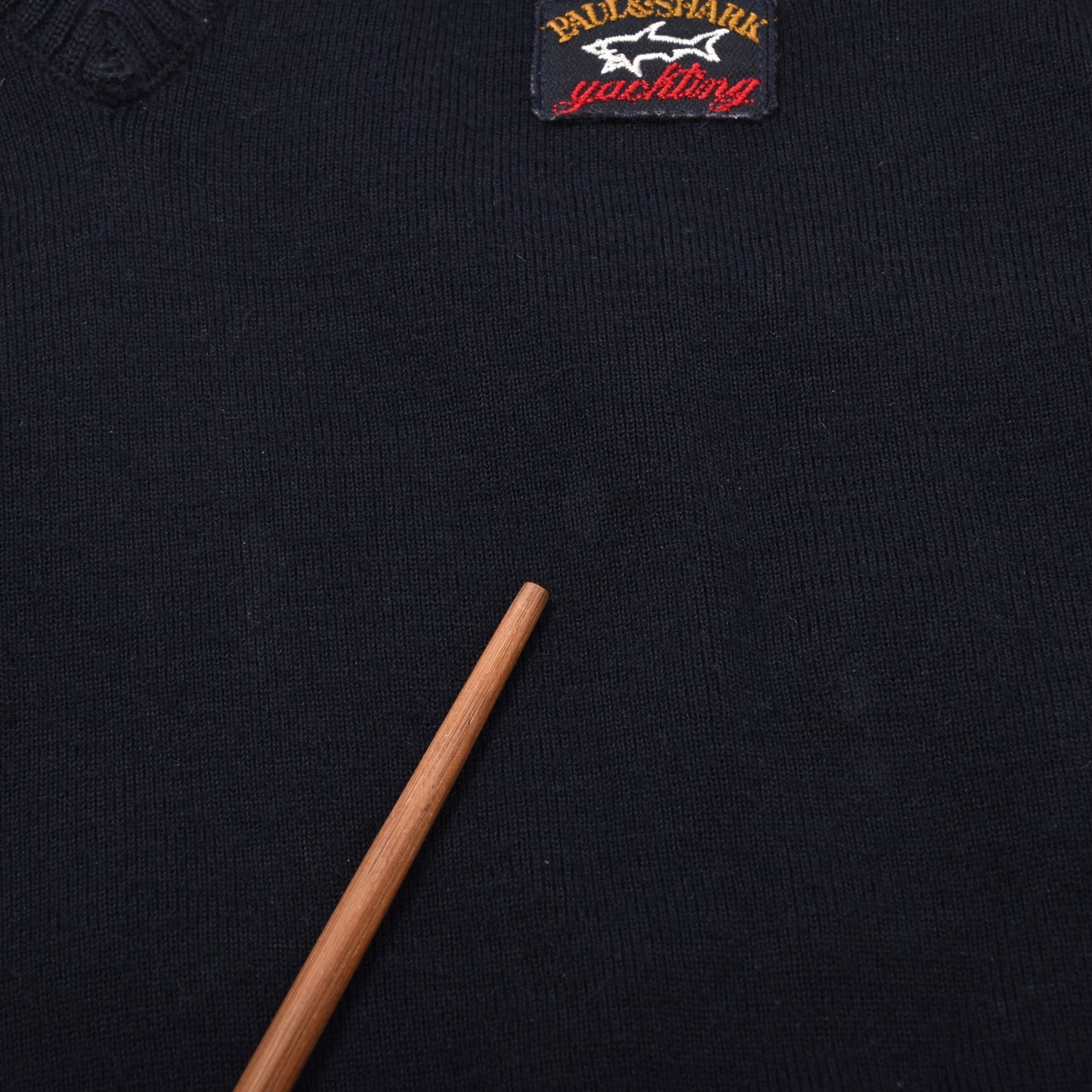 Vintage Paul &amp; Shark Yachting Wollmischung Pullover Größe S Brustumfang ca. 58,5 cm - Marineblau