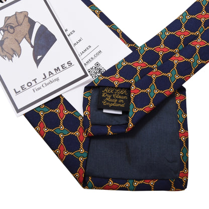 Alfred Müller Seidenkrawatte ca. 144cm/9,3cm - Ketten