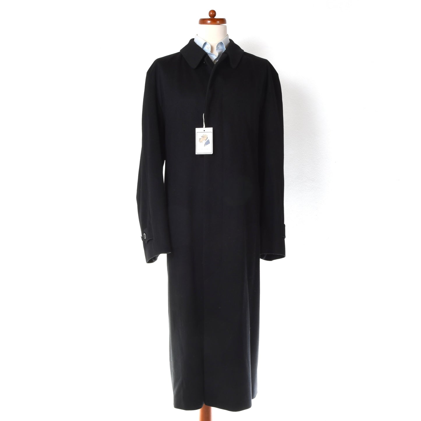 Schneiders Salzburg 100% Cashmere Overcoat Size 102 Chest ca. 67cm - Black