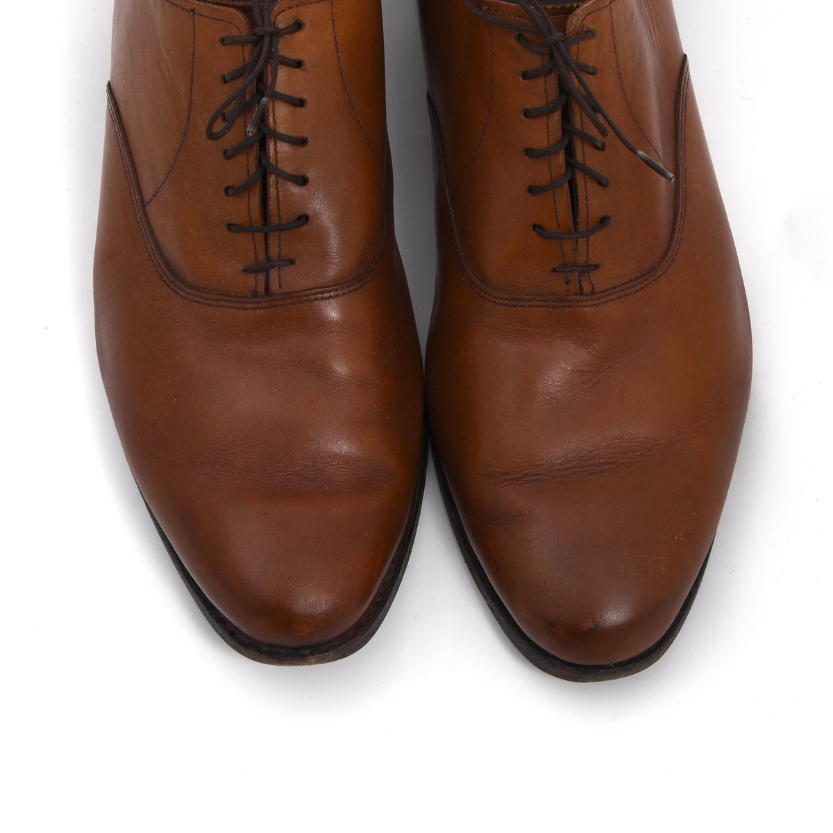 Allen Edmonds Carlyle Schuhe Made in USA Gr. US12 3E - Taan/Braun