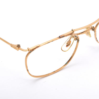 Vintage B&L Ray Ban Navigator Deco Fassung - Gold