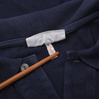 Vintage Lacoste 3x Poloshirts Made in France Größe 6 ca. 54-58cm - Navy/Grün/Streifen