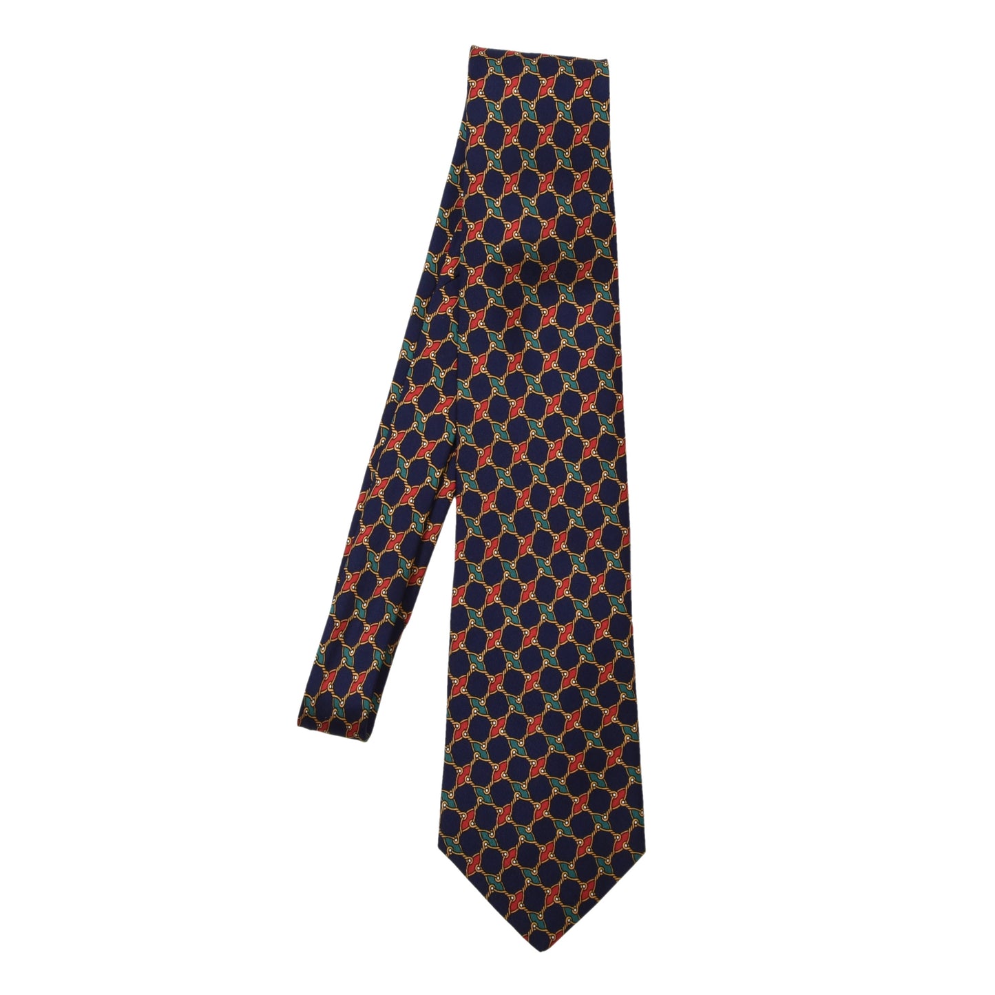 Alfred Müller Seidenkrawatte ca. 144cm/9,3cm - Ketten