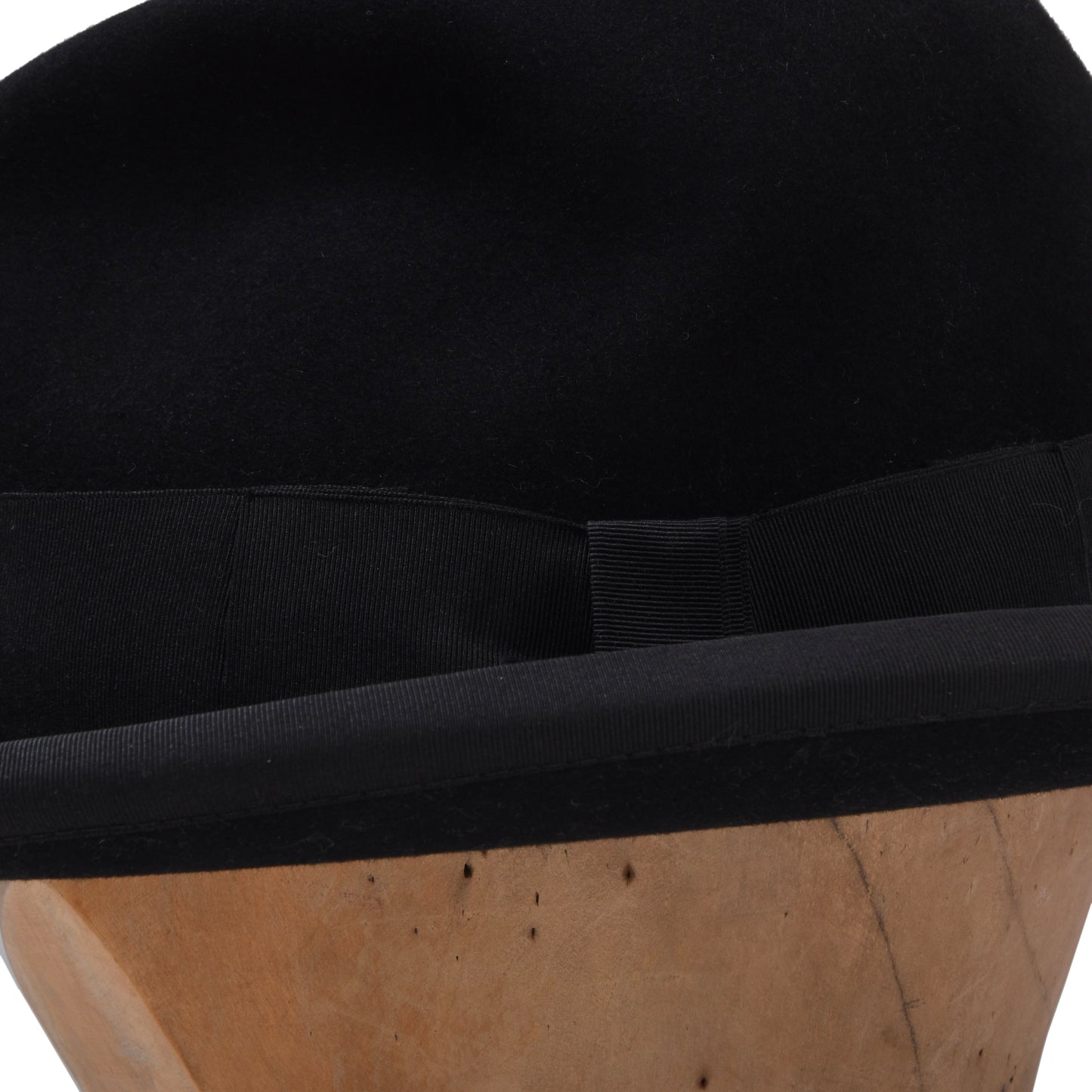 Vintage Anton Pichler Homburg Hut 5,5cm Krempe Größe 56 - Schwarz