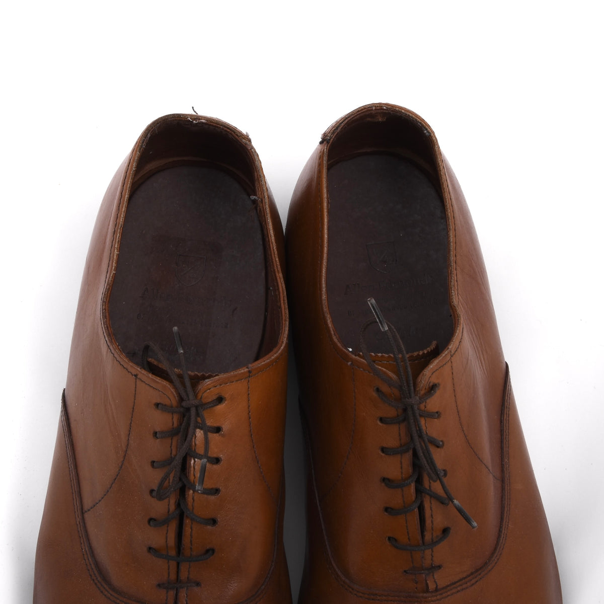 Allen Edmonds Carlyle Schuhe Made in USA Gr. US12 3E - Taan/Braun