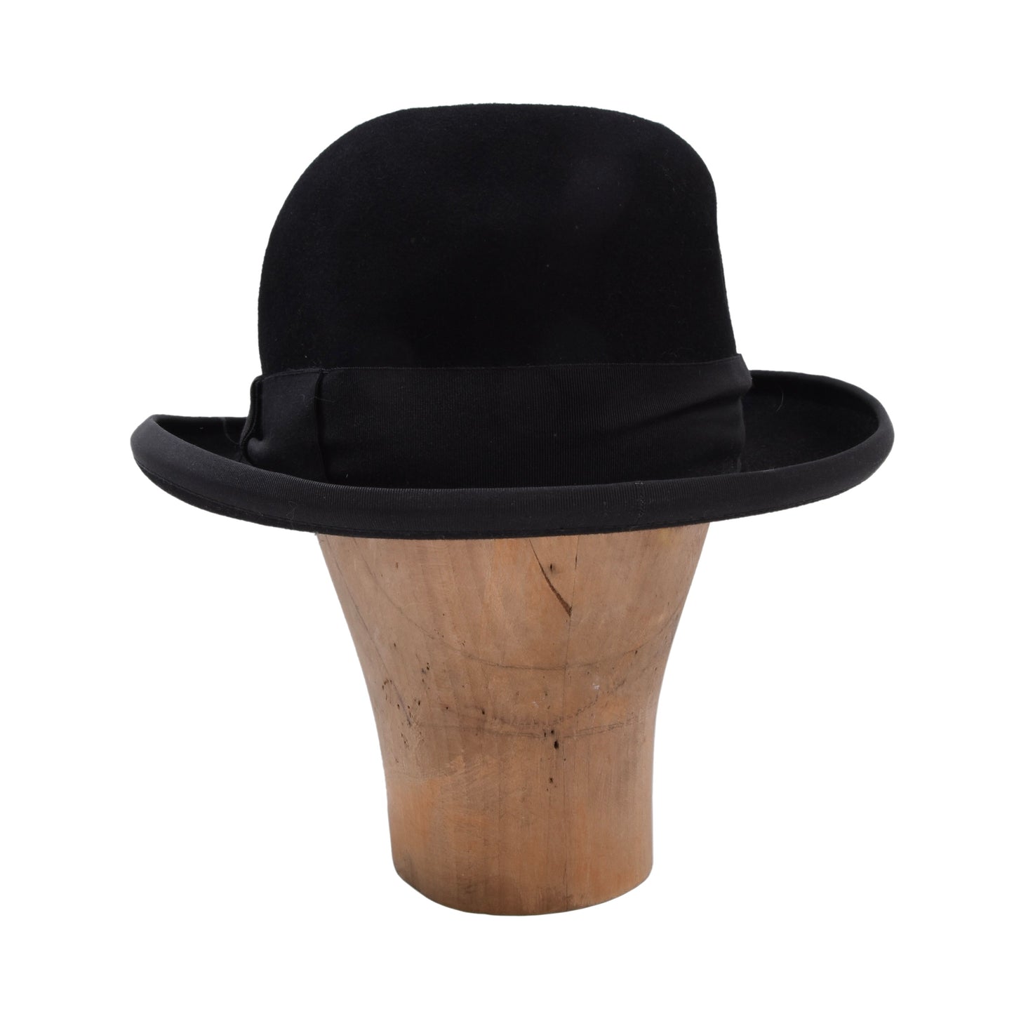 Vintage Anton Pichler Homburg Hut 5,5cm Krempe Größe 56 - Schwarz