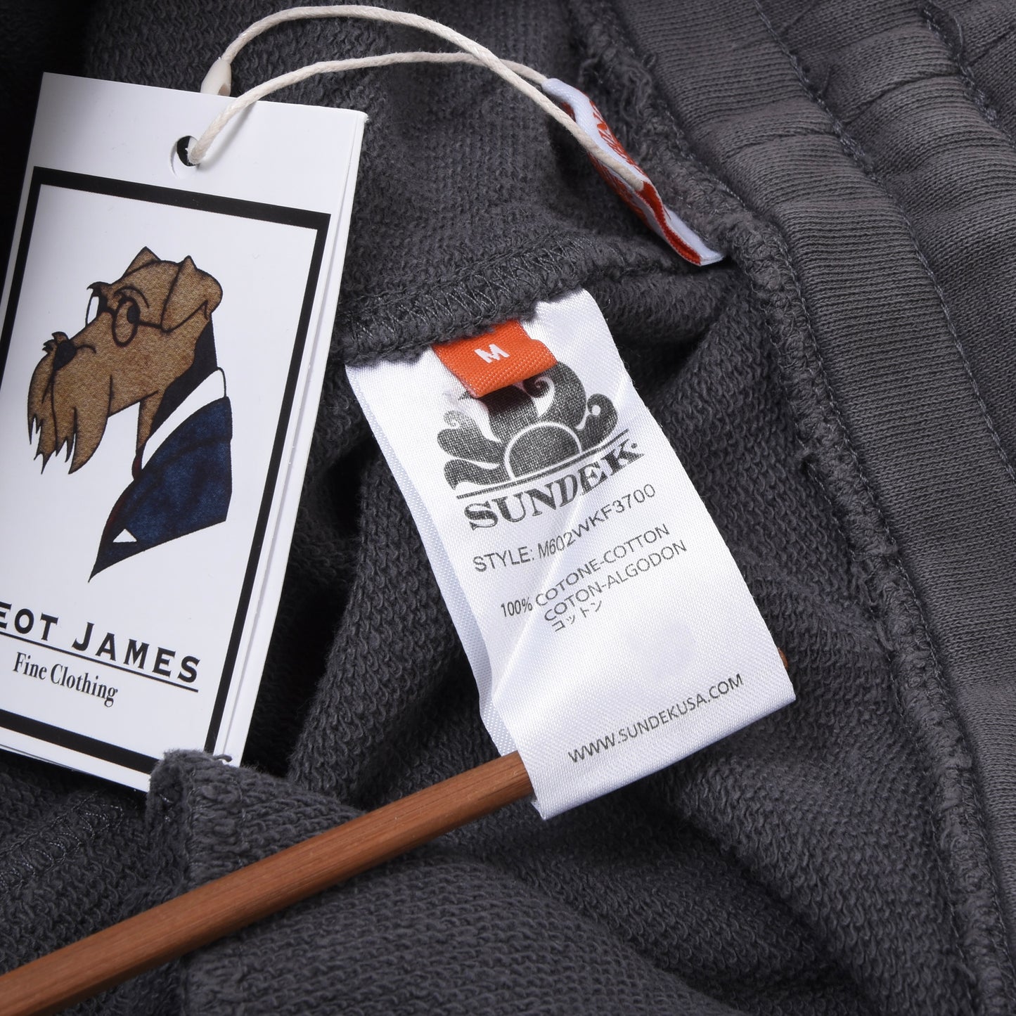 Sundek Sweatshirt Material Baumwollshorts Größe M - Grau