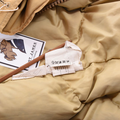 Woolrich Arctic Parka Feat. Coyote Hood Size M ca. 62cm - Beige/Tan