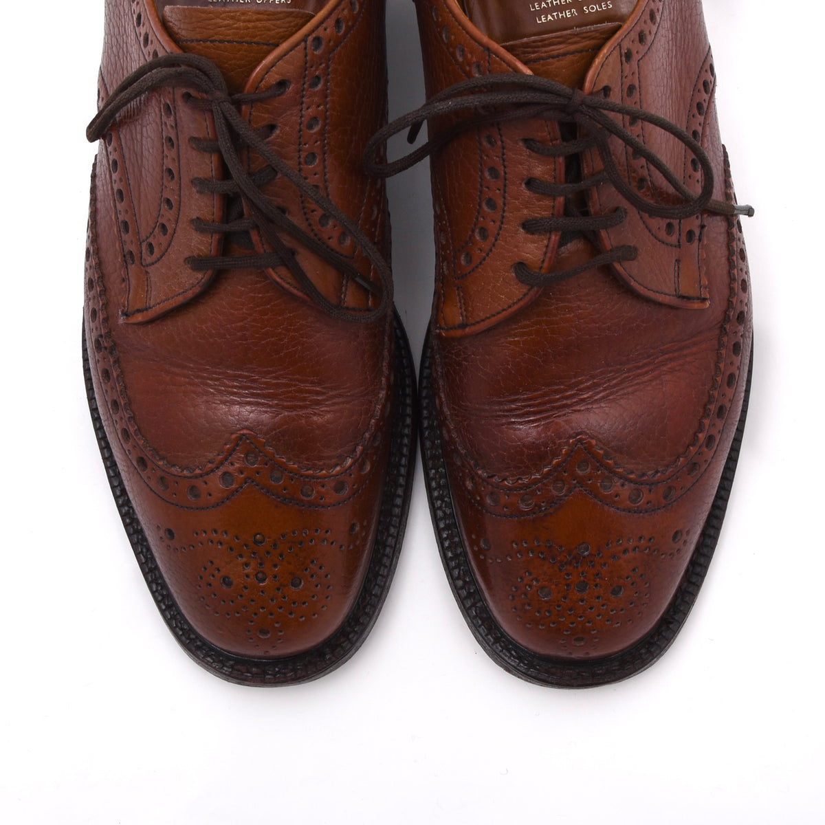 Vintage Church's Ranch Oxhide Brogue Schuhe Gr. 7F – Braun