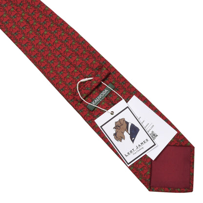 Kalivoda Wien Silk Tie ca. 143.5cm/9.5cm - Racehorses