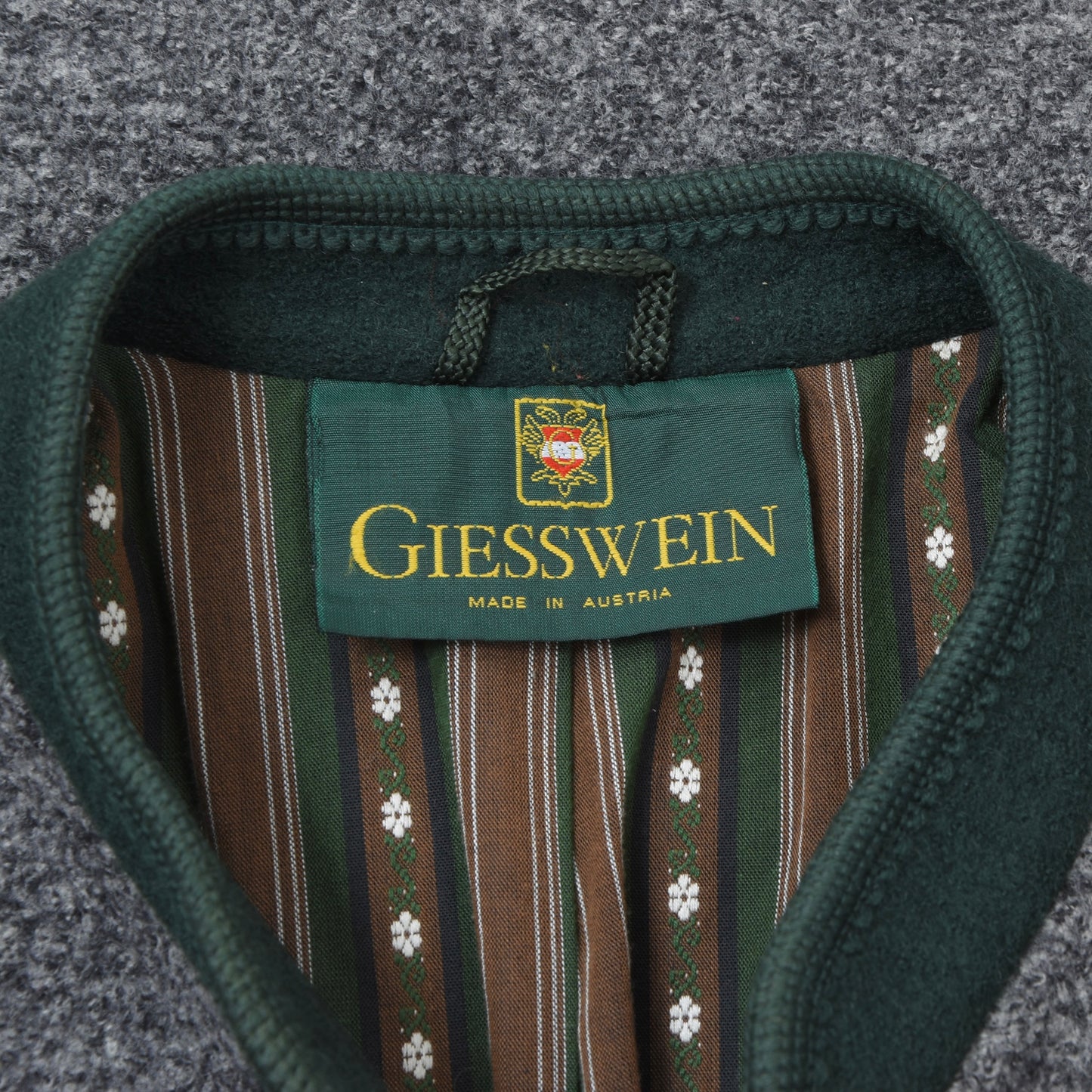 Giesswein Boiled Wool Sweater/Jacket Size 50 Chest ca. 56cm - Salt & Pepper