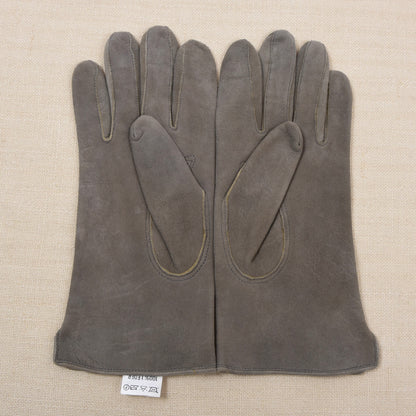 Handschuh Peter Ungefüttert Rehleder Handschuhe Gr. 7,5 - Grau