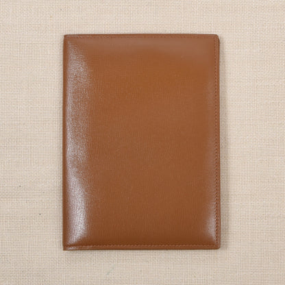 NOS Butter-Soft Leather Notepad Wallet - Tan
