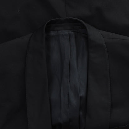 Classic Vintage Shawl Lapel 100% Wool Tuxedo Size 50 - Black