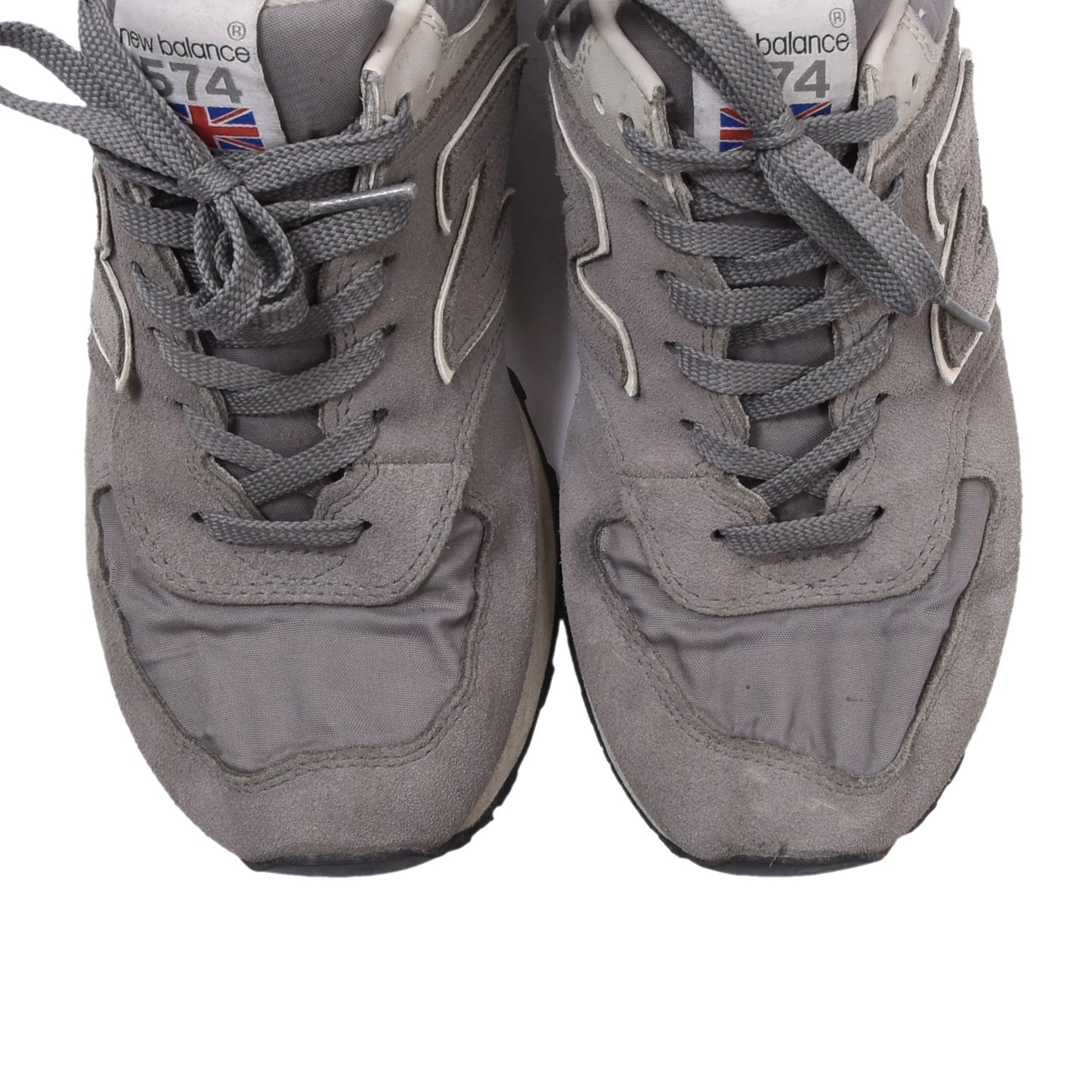 New Balance 574 Sneaker, hergestellt in England, Größe US 8 1/2 / EU 42 – Grau