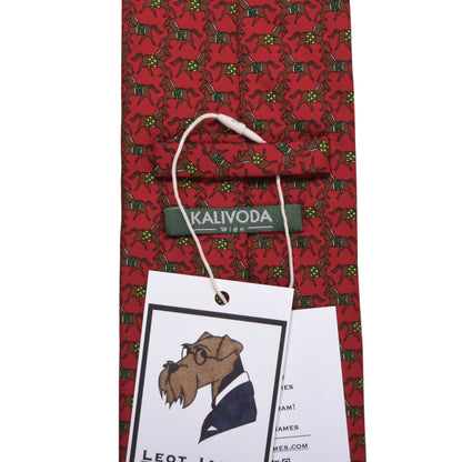 Kalivoda Wien Silk Tie ca. 143.5cm/9.5cm - Racehorses