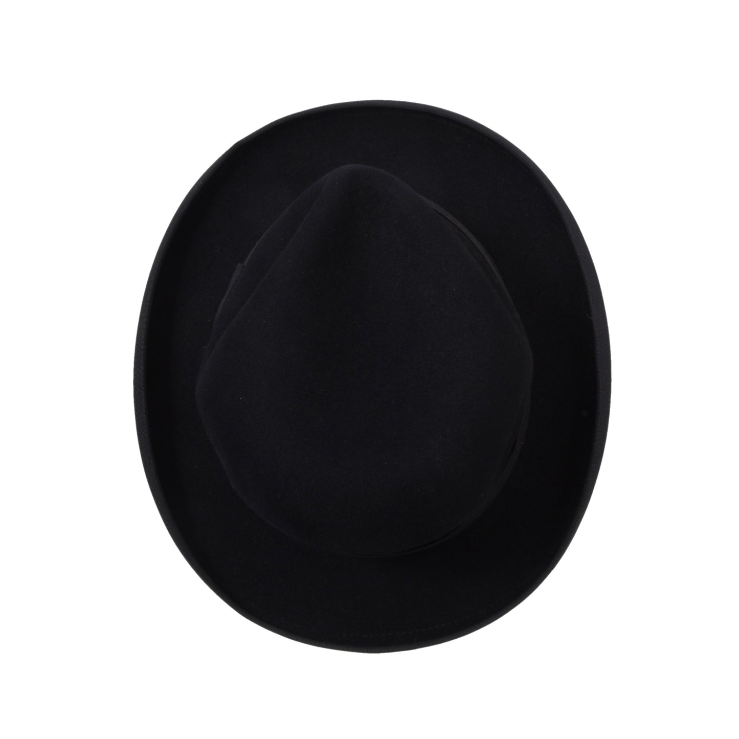Vintage Anton Pichler Homburg Hut 5,5cm Krempe Größe 56 - Schwarz