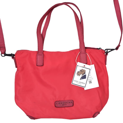 Liebeskind Nylon & Leather Crossbody Bag ca. 34cm - Pink
