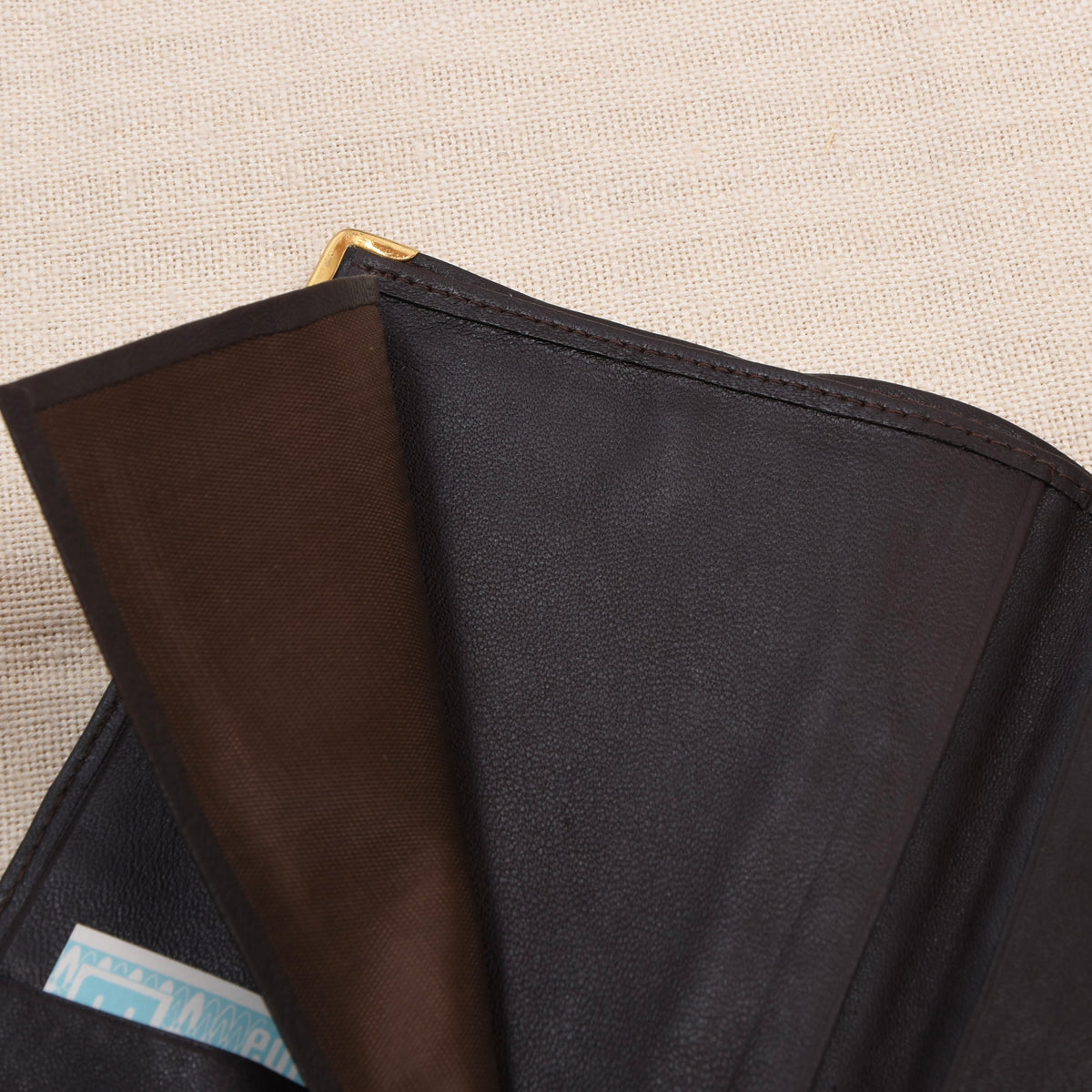 NOS Butter-Soft Leather Travel Wallet and Passport Cover - Brown