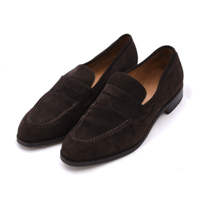 Meermin Wildleder-Slipper Größe 10E – Braun