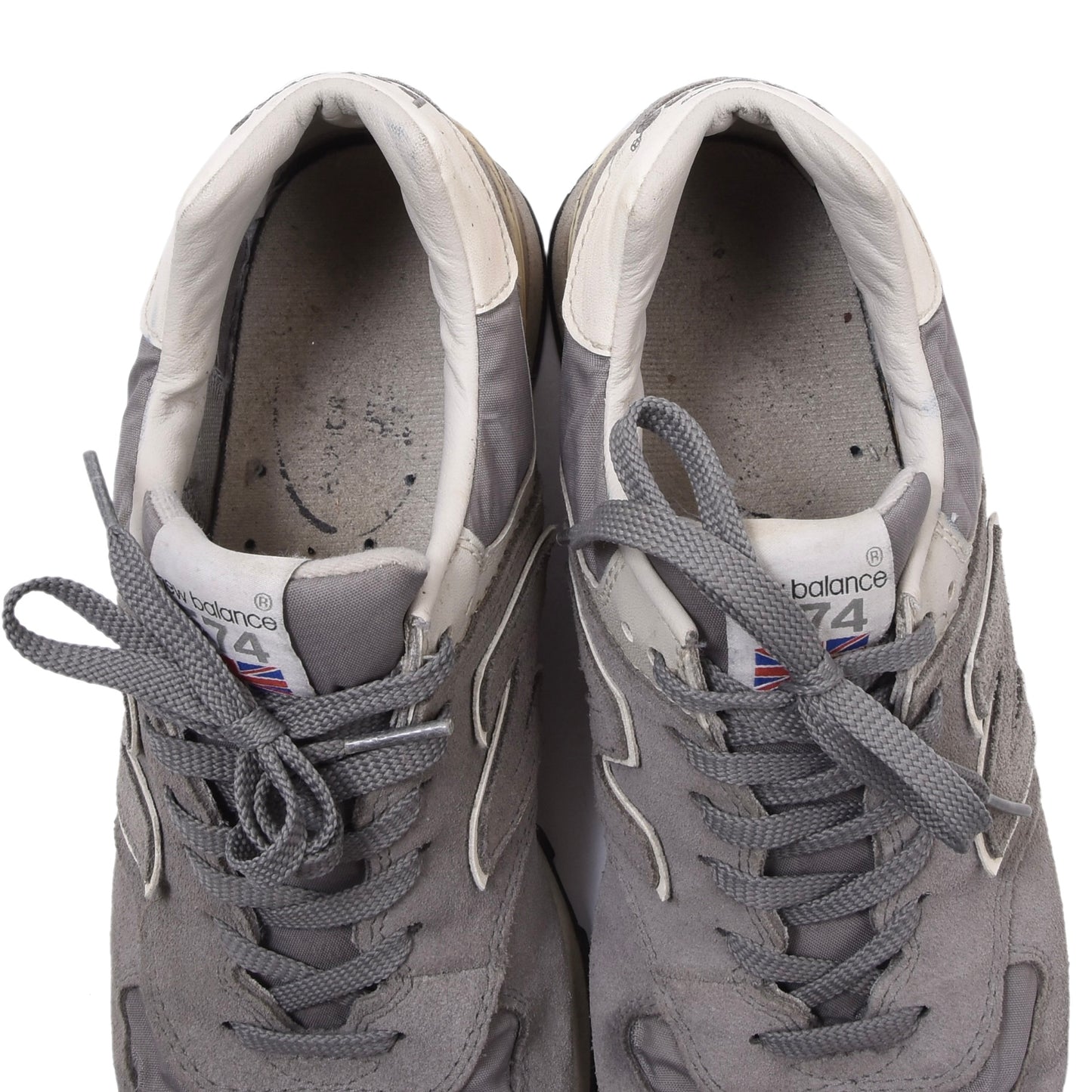New Balance 574 Sneaker, hergestellt in England, Größe US 8 1/2 / EU 42 – Grau