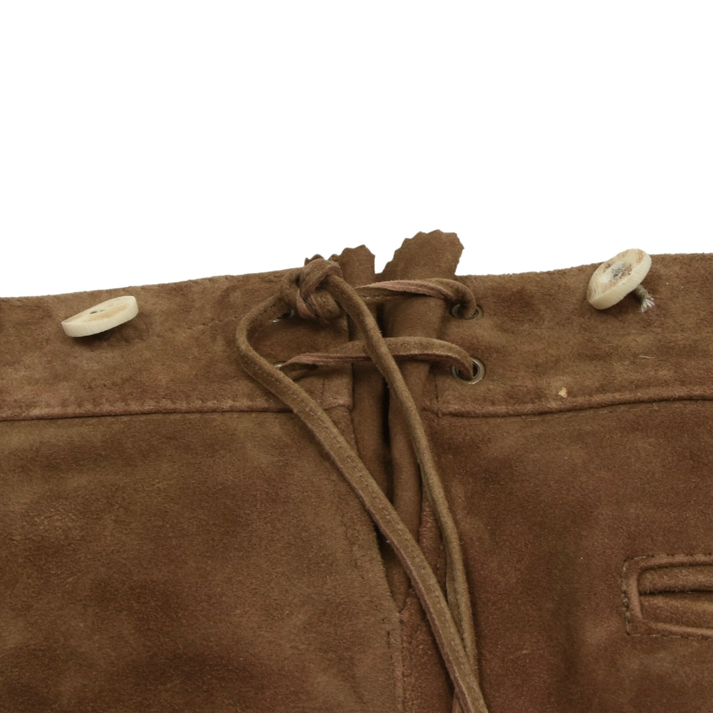 Classic Suede Lederhose Size 50 - Brown