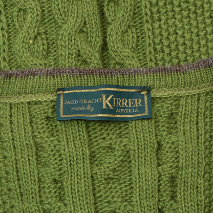 Kirrer Austria Wool Sweater Vest/Trachtenweste Chest ca. 66cm - Moosgrün