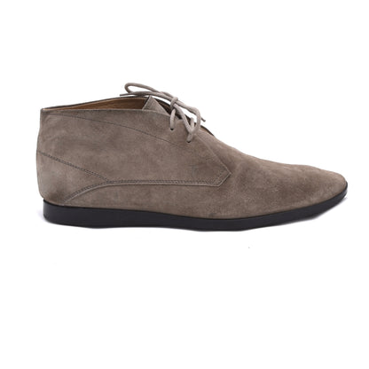Tod's Wildleder Chukka Stiefel Gr. 9,5 Made in Italy – Beige