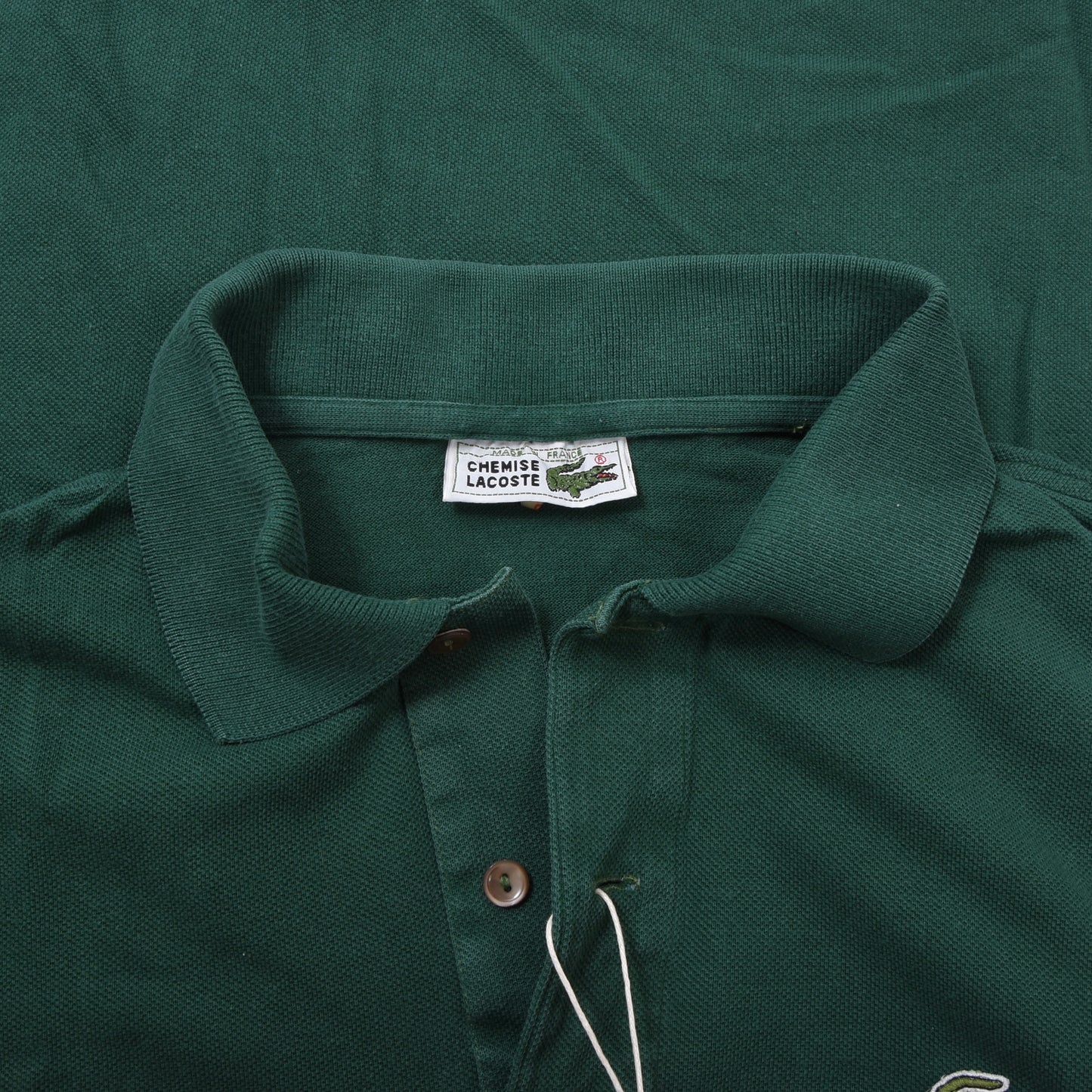 Vintage Lacoste 3x Poloshirts Made in France Größe 6 ca. 54-58cm - Navy/Grün/Streifen